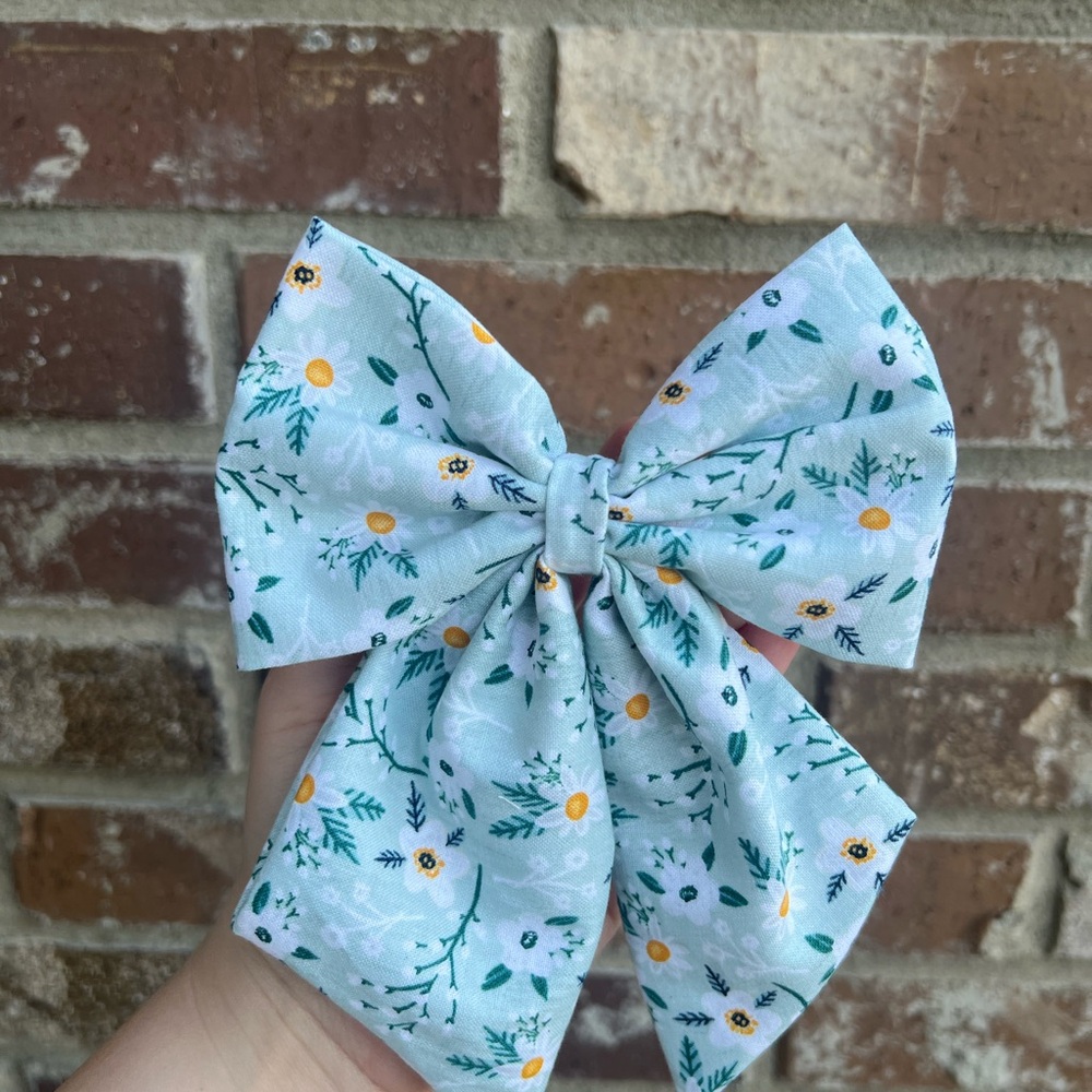 Floral Bow Hair Accessory for Kids